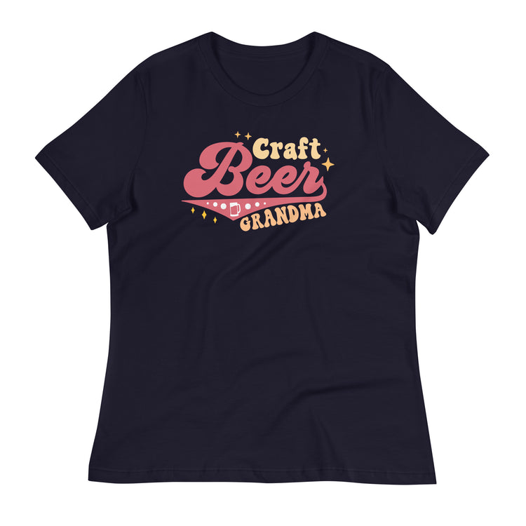 Craft Beer Grandma - Women's Relaxed T-Shirt