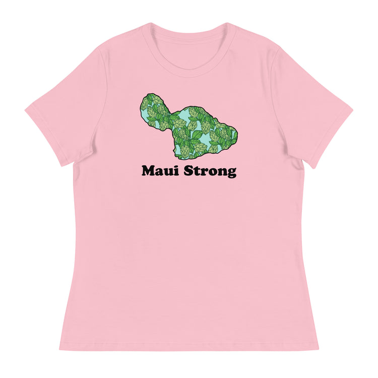 Maui Strong - Black Ink - Women's Relaxed T-Shirt