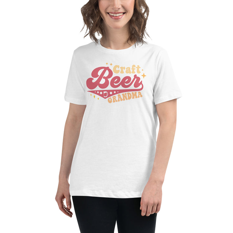 Craft Beer Grandma - Women's Relaxed T-Shirt